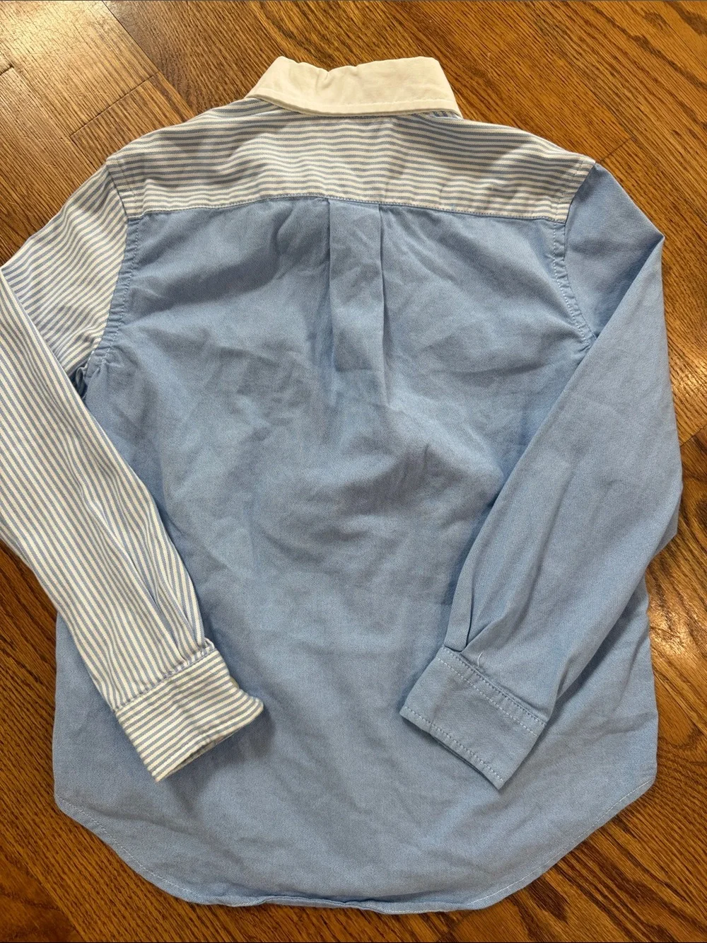 Boy’s Ralph Lauren Button Up Shirt. Size Small 8. Like New Condition.